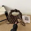 Bolso Cruzado de Hombro Casual de Moda Textura Simple Bolsos Nuevos Otoño 2026 Bolso de Dumpling Elegante con Personalidad para Mujer