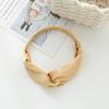 Diadema de Seda Estilo Ins Color Sólido Cuidado Suave del Cabello Lavado Facial Diadema Simple Transfronteriza Diadema de Seda de Morera Accesorio para el Cabello Fabricante