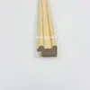 Marco de Fotos Estéreo de Madera MDF de Densidad Cubierta Estilo Tronco Doble Arco Personalizado al por Mayor Marco de Fotos de Línea Borde Ornamental de Tira