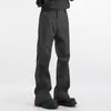 Pantalones de Trabajo Retro Americanos para Hombre, Pantalones Casuales de Calle, Marca de Moda Pantalones Rectos Ligeramente Acampanados Estilo Leñador