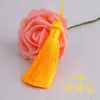 Franja curta e grossa de 5CM Nó Chinês vertical pingente de franja de seda gelada fábrica de artesanato DIY lote direto