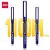 Fiambres (fiambres) Pluma Líquida Directa 0.5mm Pluma de Gel de Aguja Completa Pluma de Firma Bolígrafo de Oficina para Estudiantes (Rama)