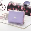 Nueva cartera corta para mujer, estilo coreano, minicartera plegable para estudiantes, moderna y elegante, con múltiples tarjeteros.