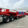 Semirremolque de gancho de exportación, vehículo de transporte de artículos grandes con gancho de 8 ejes, vehículo de transporte de equipos de artículos grandes de plataforma baja