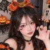 2026 Nuevos Accesorios para Fiesta Estilo Oscuro Diadema Transfronteriza Adulto Diadema Divertida Halloween Pinza para el Cabello de Calavera para Mujeres
