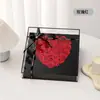 Flor de Jabón Caja de Flores Acrílicas para Regalo de Cumpleaños de Novia Caja de Regalo Regalo de San Valentín Rosa Pequeña Fragancia Personalización