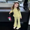 Abrigo para Niñas 26 Nuevo Otoño Estilo Coreano Moda Dulce Elegante Top para Niñas, Cardigan con Cremallera Elegante para Niñas Pequeñas