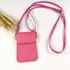 Bolsa de moedas flip de losango para atacado de fábrica, capa de celular, porta-cartões, porta-cartões, cordão, bolsa pequena transversal de ombro, conjunto de bolsas