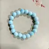 Pulsera tejida a mano al por mayor de fábrica pulsera transparente de grietas de hielo de cerámica regalo para parejas novias estudiantes Mori en stock