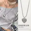 Colar Longo com Pingente Geométrico Irregular Minimalista Estilo Coreano para Mulheres, Corrente de Acessório Ajustável Única e Versátil