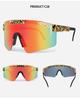 Gafas de Sol Pitviper Suministro Directo Transfronterizo para Ciclismo Marco Grande con Lentes de Película Verdadera Coloridas para Deportes al Aire Libre Protección Solar