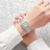Reloj cuadrado pequeño de lujo ligero de alta gama, reloj de mujer de venta caliente transfronteriza, reloj de cuarzo moderno, reloj para mujer