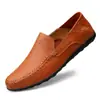 8008 Doudou Zapatos de Cuero para Hombre Suela Plana Talla Grande Zapatos Casuales Moda Trendy para Hombre Exterior Negocio Casual Zapatos de Vaqueta para Hombre