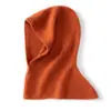 Nueva colección de otoño e invierno: conjunto de gorro y bufanda de punto de cachemira cálidos, de color liso, diseño unisex, simple y versátil