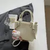 Bolso Retro para Mujer 2026 Estilo Nuevo Bolso de Hombro y Cruzado Simple y de Moda Bolso Cubo Textura Retro para Viajar