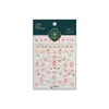 Elemento de Punto Elástico Pegatinas Navideñas para Uñas Ts4217 Guantes Estéreo Lindos Pegatinas para Uñas de Lazo Corazón