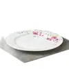 Prato de cerâmica de 8 polegadas 10 polegadas Prato Jingdezhen prato de cerâmica doméstico prato raso prato fundo prato de sopa prato de aperitivo prato de porcelana óssea