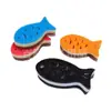 Esponja de Dibujos Animados con Forma de Pez para Limpieza de Cocina, Colorida de Doble Cara, Puede Eliminar Grasa, Absorber Agua y Lavar Platos