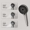 Fabricante Set de Cabezal de Ducha Todo Cobre Gris Pistola Simple Dividido Elevable Cepillado Mezclador Válvula Ducha al por Mayor