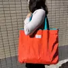 Bolsa de Compras Dobrável de Cor Sólida Bolsa de Armazenamento à Prova d'Água Bolsa Portátil para Supermercado Grande Capacidade com Cordão Ecológica Bolsa Nuvem