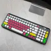 Película protectora para teclado Bluetooth inalámbrico Logitech K780, a prueba de polvo, impermeable, cubierta de silicona cóncava-convexa para Logitech