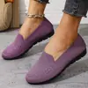 Zapatos de Tela Grandes de Pekín Antiguo para Mujer Nuevos Primavera y Verano Transpirables Zapatos de Malla Tejida con Mosca de Boca Baja Transpirables Antideslizantes Zapatos para Madres Ancianas