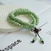 Pulsera de Cerámica Jingdezhen Mamba de Menta Nuevo Estilo Chino Simple Pequeño Fresco Estilo Antiguo con Cuentas Joyería Artística Estilo Nacional