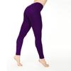 Calça Legging Slim de Cor Sólida para Comércio Exterior Cintura Baixa X0140