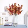 Nuevo ProductoQi Hao Arte Floral Artificial Hoja de Arce de 5 Ramas Comercio Electrónico Transfronterizo Acción de Gracias Decoración de Hoja de Arce Artificial