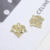 Aleación Candado de Palma Mariposa Estrella Minimalista Joker Hueco Colgante diy Joyería Hecha a Mano Aretes Accesorios Material