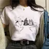 Nueva Camiseta de Manga Corta para Mujer Murciélago Ropa Abstracta Camiseta Tshir