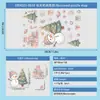 Decorações de Natal Quebra-Nozes Soldado Adesivo Eletrostático Porta de Vidro Janela Gato Trem Homem de Gengibre