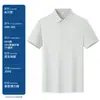 Botão de Pressão de Marca Combinando Gola Grupo Uniforme Camisa Publicitária Roupa de Trabalho Polo Personalizado Bordado Personalizado Logo Impresso
