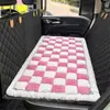 Alfombrilla para mascotas de coche, cojín de sofá de felpa, cojín de asiento grueso antideslizante, cama para perro de coche, colchoneta para dormir para perro para el asiento trasero del coche