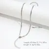 Colar Transfronteiriço Feminino em Aço Inoxidável Banhado a Ouro 18K Real Corrente Osso de Cobra Corrente Lisa Corrente de Clavícula Fashionável Corrente Versátil de Aço Titânio