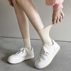 Meias Femininas de Comprimento Médio para Primavera e Outono ins Meias Empilháveis Estilo Japonês da Moda Anti-Pilling Cor Doce Meias Estilo Japonês Estilo Coreano Meias Moonchild