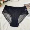 Calcinha Feminina Hongxuan Pure Desire Verão Suave Sensação Fresca Seda Gelada Algodão Puro Respirável Cintura Média Leve