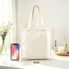 Bolsas de lona personalizadas con bloques de color para eventos corporativos, ferias comerciales, regalos promocionales, bolsas de compras y campañas de reclutamiento en campus.