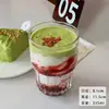 Taza de Fresa Famosa en Internet, Taza de Helado, Vaso de Vidrio Transparente, Taza para Batidos, Taza para Té de Leche, Taza para Bebidas de Café, Taza para Té de Frutas