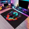 Alfombra para Consola de Videojuegos Estilo Americano Temu Más Vendida Transfronteriza, Alfombra Decorativa para Sala de E-Sports, Resistente a Manchas y Fácil de Cuidar, Alfombra de Mesita de Noche para Dormitorio