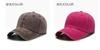 Boné de Baseball em Sarja Lavada com Parte Superior Macia, Logo Personalizável, Estilo Vintage, Chapéu Versátil para Venda Transfronteiriça, Boné de Algodão com Acabamento Desgastado