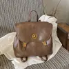 Bolso de Hombro Doble Retro Transfronterizo para Mujer de Gran Capacidad Casual Versátil Estilo Británico Mochila Escolar para Estudiantes Mochila de Viaje