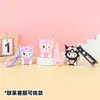 Bolsa de almacenamiento para auriculares de silicona con personaje Stitch para cruzar fronteras, llavero colgante, monedero infantil, llavero, personalización