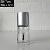 Suministro de fábrica botella de esmalte de uñas con tapa cepillo botella de pintura Botella vacía de esmalte de uñas Botella vacía de esmalte de uñas 15ml botella con cepillo