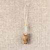 Sándalo natural múltiples muñequitas lindas colgante para teléfono bolsa tejida a mano de madera colgante adornos versátiles al por mayor