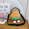 Llavero de Muñeco de Comida Divertido Colgante de Peluche Muñeco de Planta Hamburguesa Papas Fritas Muñeco de Queso Colgante Juguete