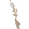 Pulsera de Flores Como Jade Hetian Natural para Mujer Nuevo Estilo Chino Festival de Bambú Verde Tianshan Pulsera Guoxue Marea Nacional Regalo Explosivo