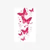 Pegatinas de Tatuaje Estilo Ins Frescas y Simples de Nuevo Estilo Transfronterizas Hermosas Retro Personalizadas Corazón Mariposa
