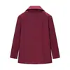 Para Comercio Exterior Europeo y Americano Transfronterizo Ropa de Mujer, Diseño de Venta Caliente de Aliexpress para Principios de Otoño, Blazer Versátil Holgado que Realza la Altura