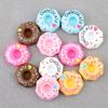 Juguete de Comida Simulada Pegamento de Crema Material Cabeza Resina Accesorios DIY Carcasa de Teléfono Donas Adornos Zapato Ropa Bolso Accesorios